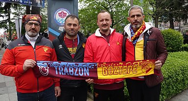 Trabzonspor ve Göztepeli taraftarlar arasında dostluk rüzgarı