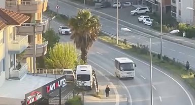 Trafikte geri geri giden minibüsün sürücüsüne 20 bin TL ceza