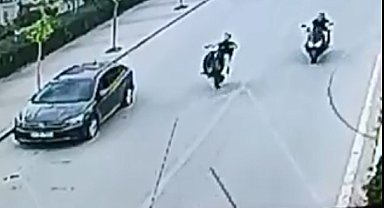 Trafikte tek teker üzerinde motosiklet kullanan sürücüye 56 bin lira ceza
