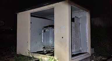 Trafodan yapılan hırsızlık nedeniyle 10 bin abone elektriksiz kaldı