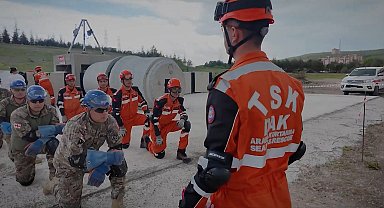 TSK İnsani Yardım Tugay Komutanlığı'ndan arama kurtarma tatbikatı