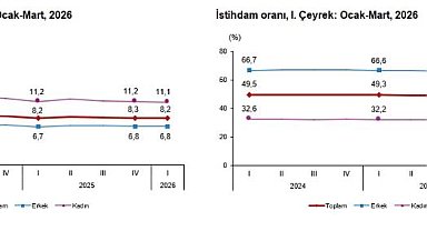 TÜİK: İşsizlik oranı birinci çeyrekte yüzde 0,1 azaldı