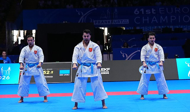 Türkiye Karate Erkek Kata Takımı Avrupa ikincisi oldu
