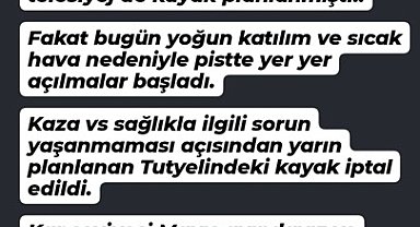 Uludağ'da mayıs ayında ücretsiz kayak keyfi