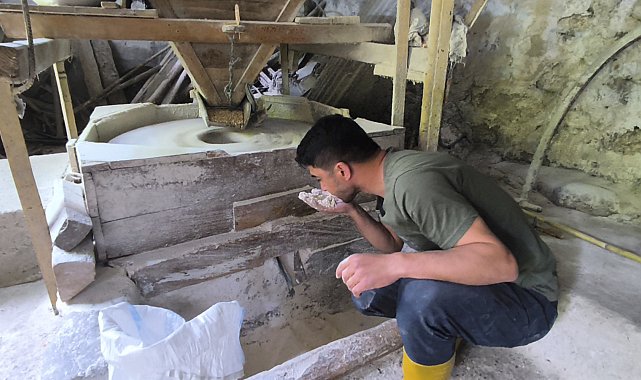 200 yıllık su değirmeni, Toroslar'dan gelen suyla dönüyor