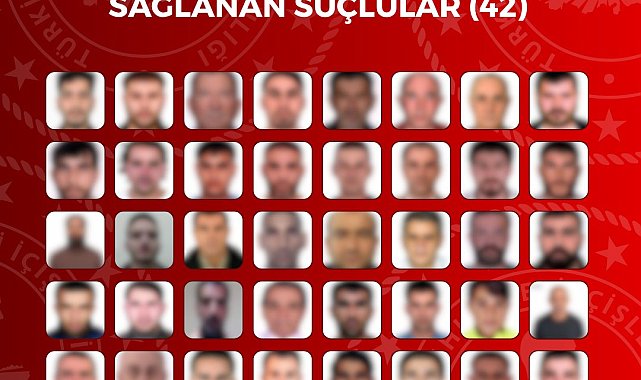42'si kırmızı bültenle aranan 90 suçlunun iadesi sağlandı