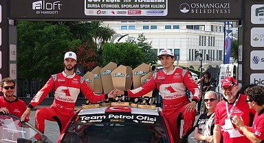 50'nci Yeşil Bursa Rallisi'ni kazananı Kerem Kazaz oldu