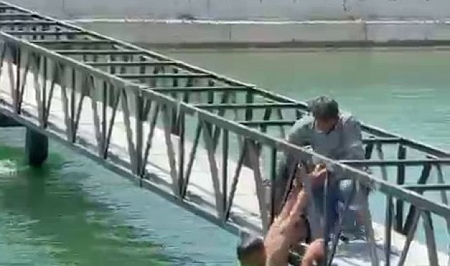 Adana'da sulama kanalında boğulma tehlikesi geçiren 2 kişi kurtarıldı