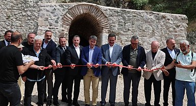 Amasya'da restorasyonu tamamlanan 200 yıllık Venk Suyu Ayazması hizmete açıldı