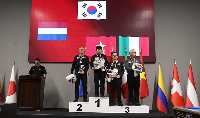 Ankara'daki Bilardo Dünya Kupası'nı Güney Koreli Cho kazandı