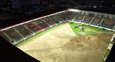 Arca Çorum FK, şehir stadını Süper Lig'e hazırlıyor