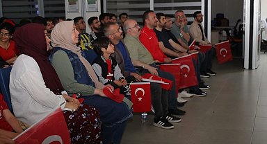 Artvin'de milli maç heyecanı