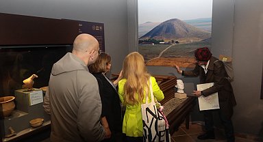 Avrupalı gazeteciler Polatlı'da Gordion'u ziyaret etti