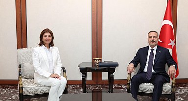 Bakan Fidan, BM'nin Kıbrıs meselesindeki temsilcisi Holguin'i kabul etti