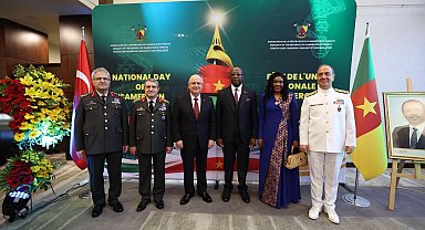 Bakan Güler, Kamerun Milli Günü resepsiyonuna katıldı
