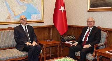 Bakan Güler, Mısır Büyükelçisi'ni kabul etti