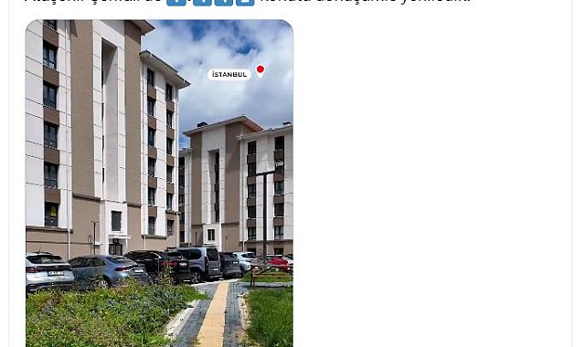 Bakan Kurum, İstanbul Şerifali'deki kentsel dönüşümü paylaştı