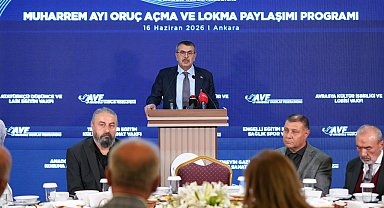 Bakan Tekin: Aynı lokmayı paylaşmak, aynı kaderi paylaşabilme iradesinin de göstergesidir