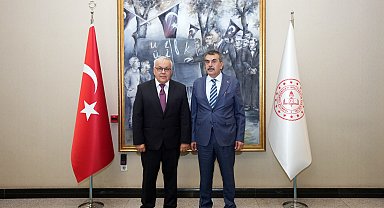 Bakan Tekin, Rusya ve Mısır büyükelçilerini kabul etti