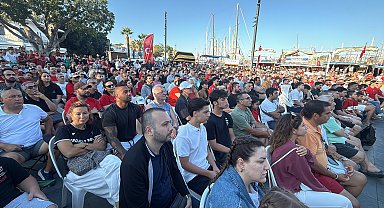 Bodrum'da milli maç heyecanı