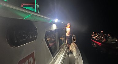 Bodrum'da yardım talep eden 32 kaçak göçmen kurtarıldı