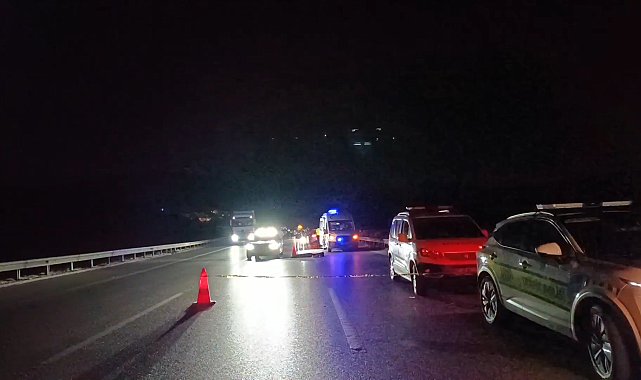 Bursa Çevre Yolunda önce TIR, ardından otomobilin çarptığı yaya öldü