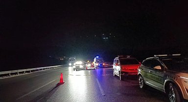 Bursa Çevre Yolunda önce TIR, ardından otomobilin çarptığı yaya öldü