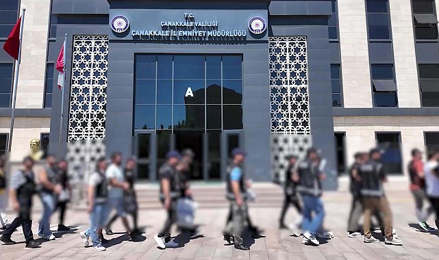 Çanakkale merkezli 11 ilde göçmen kaçakçılığı operasyonu: 41 tutuklama