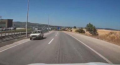 Çanakkale'de otomobiliyle ters şeritte ilerleyen sürücü gözaltına alındı