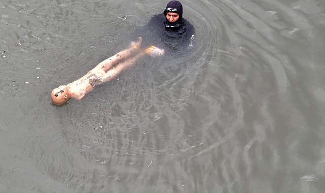 Ceset sandılar, cansız manken çıktı