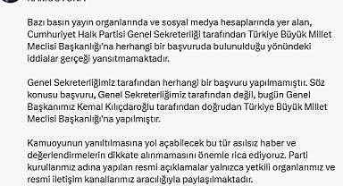 CHP'li Nalbantoğlu'ndan 'TBMM Başkanlığı'na başvuru' açıklaması