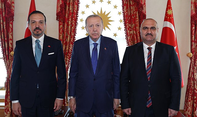 Cumhurbaşkanı Erdoğan, Kerkük Valisi ve Irak Türkmen Cephesi Başkanı Mehmet Seman Ağa'yı kabul etti