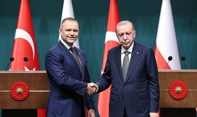 Cumhurbaşkanı Erdoğan, Polonya Cumhurbaşkanı Nawrocki'yi resmi törenle karşıladı