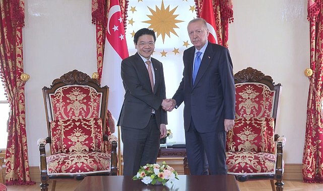 Cumhurbaşkanı Erdoğan, Singapur Başbakanı Wong'u kabul etti