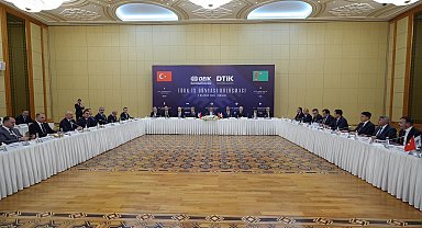 Cumhurbaşkanı Yardımcısı Yılmaz, Aşkabat'ta Türk İş Dünyası Buluşması programına katıldı