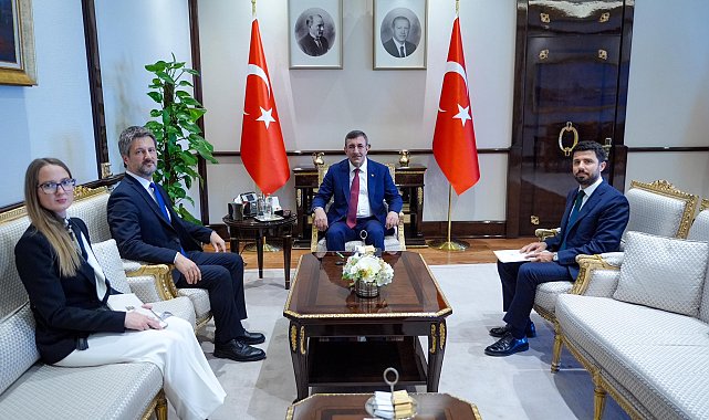 Cumhurbaşkanı Yardımcısı Yılmaz, Macaristan Büyükelçisi Matis'i kabul etti