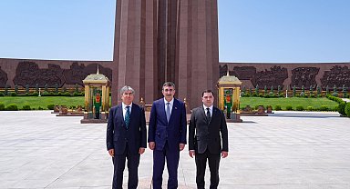 Cumhurbaşkanı Yardımcısı Yılmaz, Türkmenistan temaslarını tamamladı