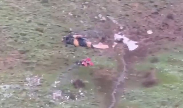 Dağda kalp krizi geçirdi; askeri helikopter ile kurtarıldı