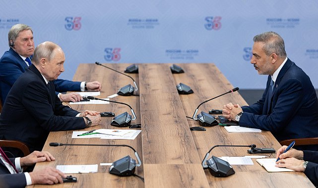 Dışişleri Bakanı Fidan, Rusya Devlet Başkanı Putin tarafından kabul edildi
