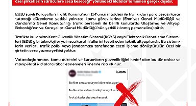 DMM: 'Trafik radar sistemlerinin özelleştirileceği ve özel şirketlerin ceza keseceği' iddiası gerçek dışı