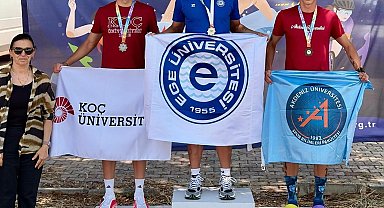 Egeli triatloncu Taha şampiyon oldu