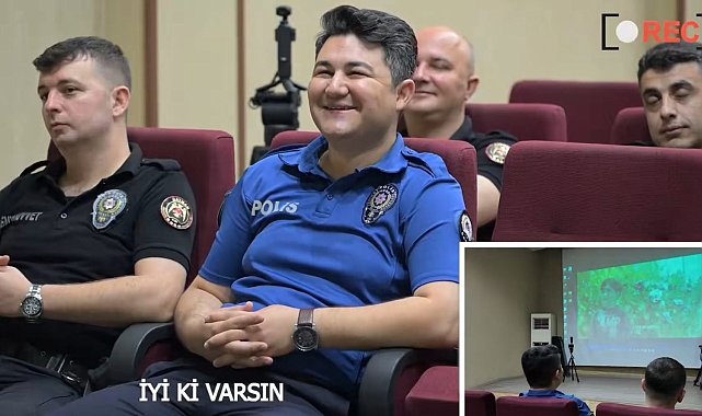 EGM'den personele 'Babalar Günü' sürprizi