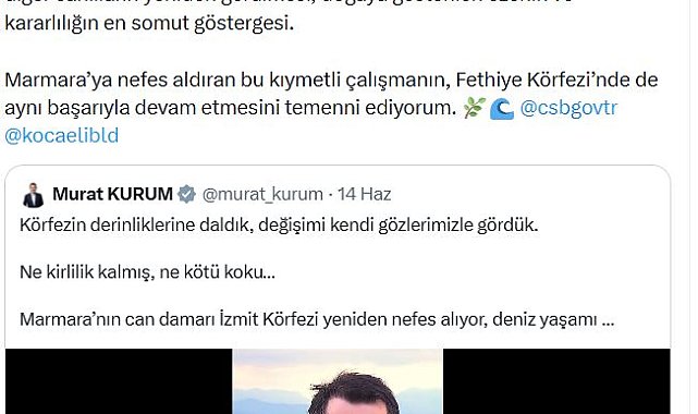 Emine Erdoğan'dan Bakan Kurum'a tebrik