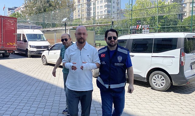 Eski eşini darbedip, iş yerine zarar verdi