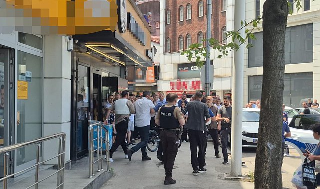 Evi haczedilince banka şubesinde silahla ateş açan şüpheli tutuklandı