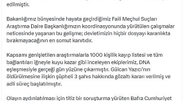 Faili meçhul kadın cinayeti 20 yıl sonra aydınlatıldı