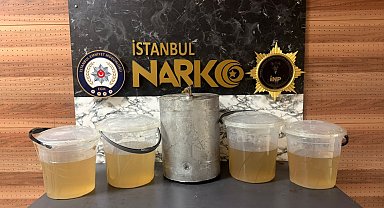 Güngören'de uyuşturucu operasyonu: 40 kilo sıvı metamfetamin ele geçirildi