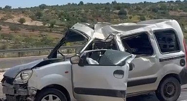 Hafif ticari araç, şarampole devrildi: 1 ölü, 1 yaralı
