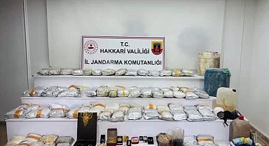 Hakkari'de 626 kilo uyuşturucu ele geçirildi: 4 tutuklama