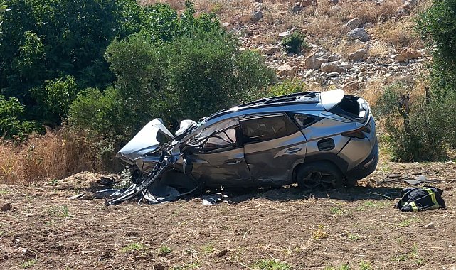 Hatay'da uçuruma yuvarlanan cipin sürücüsü hayatını kaybetti